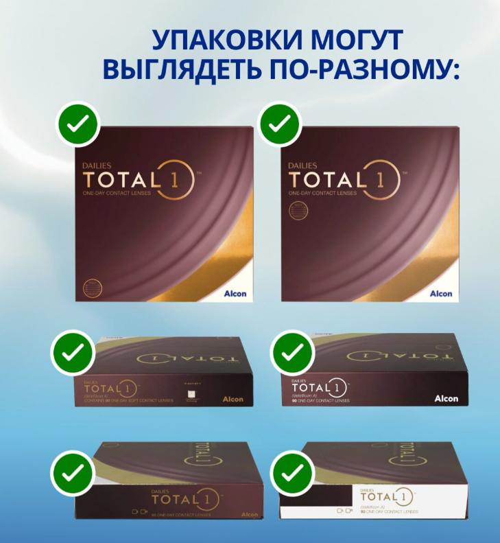 Dailies Total 1 (90 линз)